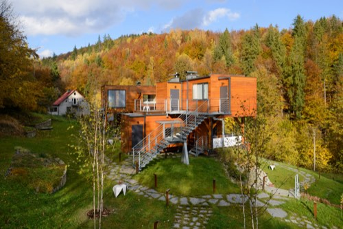 Jesienne wnętrze apartamentu